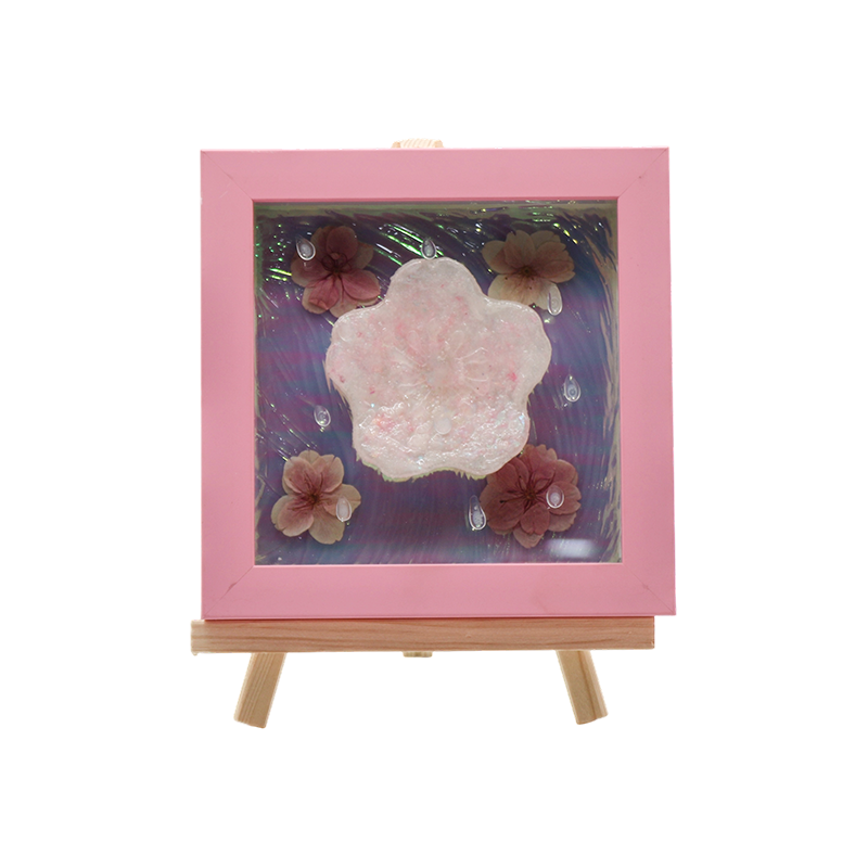 Luz Artística em Flor de Cerejeira Rosa - Gel Flor de Cerejeira