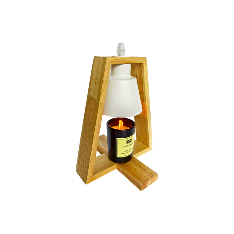 Lâmpada minimalista para aquecer velas de madeira - Warm Isle