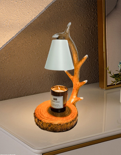 Lâmpada aquecedora de velas